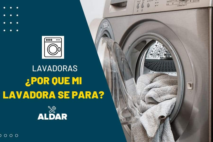 ¿Por qué mi lavadora se queda parada?