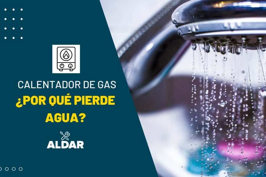 ¿Por qué el calentador gotea o pierde agua por debajo?