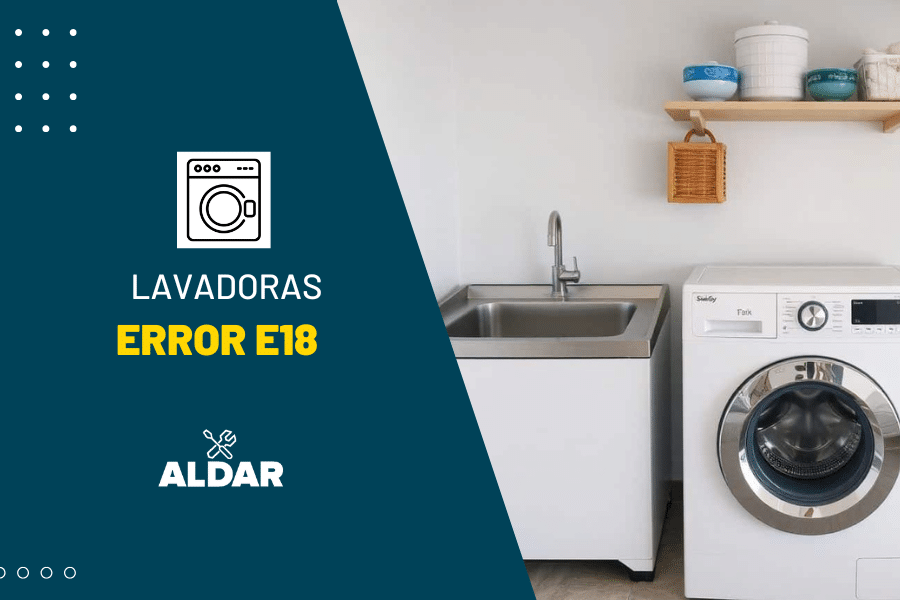 error e18 en lavadoras